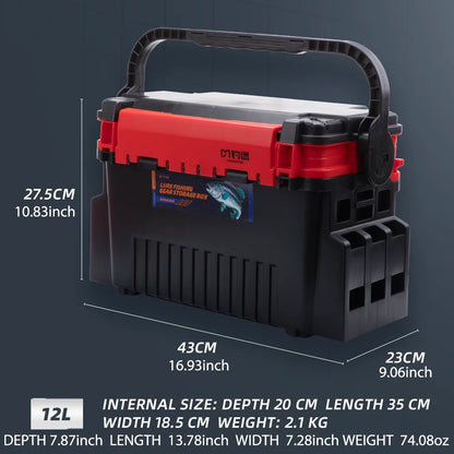 Fishingfans Fishing Box Organizer Multi-function Lure