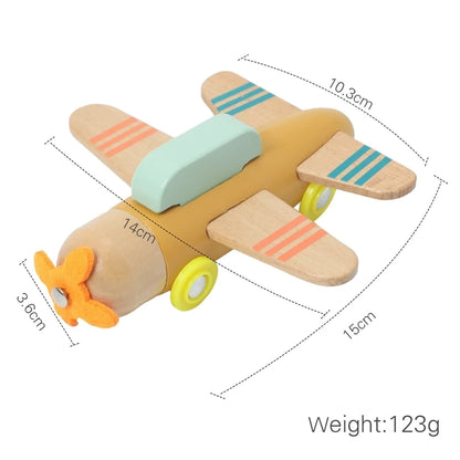 Wooden Birthday Train Toy Simulated Train Toy Model