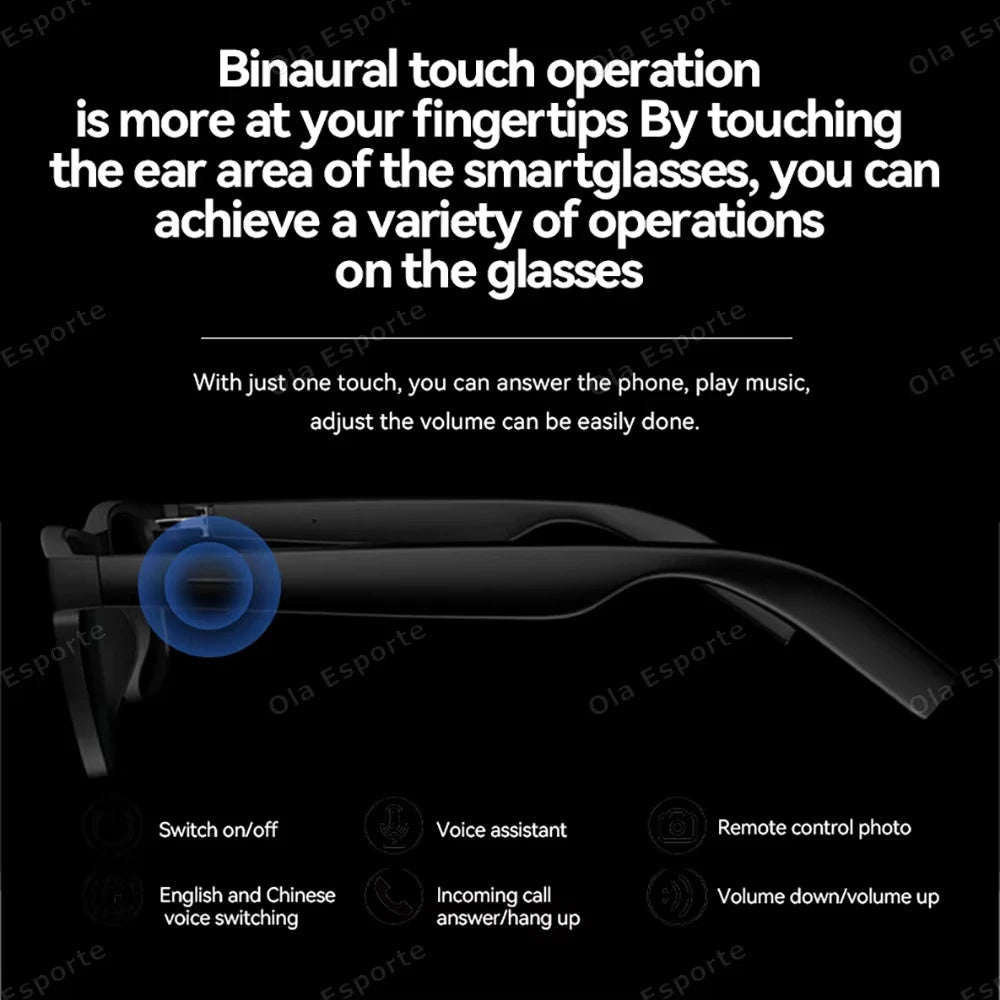 Lenovo AI Smart Wireless Glasses Bluetooth Sunglasses