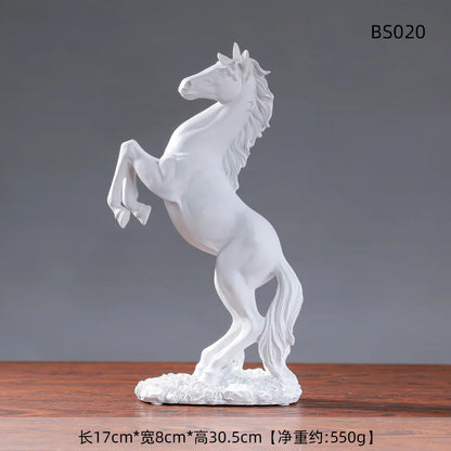 Home Resin Victory Horse Statue Animal Figurines