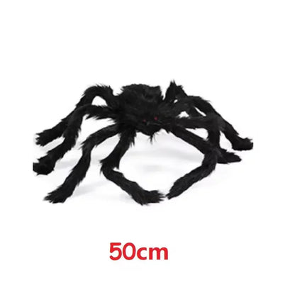 Halloween Decor Giant Black Plush Spider Halloween Party
