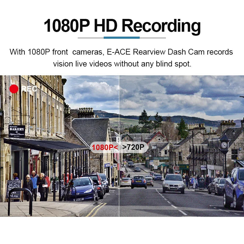 Dash Cam Touch Sensitive Dash Camera WDR G sensor