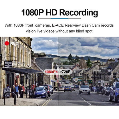 Dash Cam Touch Sensitive Dash Camera WDR G sensor