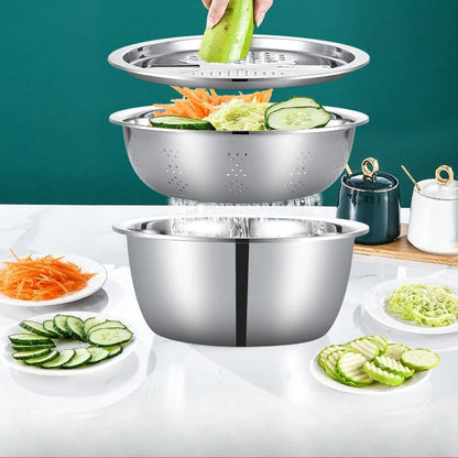 Set Vegetable Slicer Stainless Steel Slicer