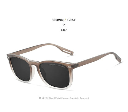 VEITHDIA Fashion Vintage Polarized Sunglasses for Men and Women