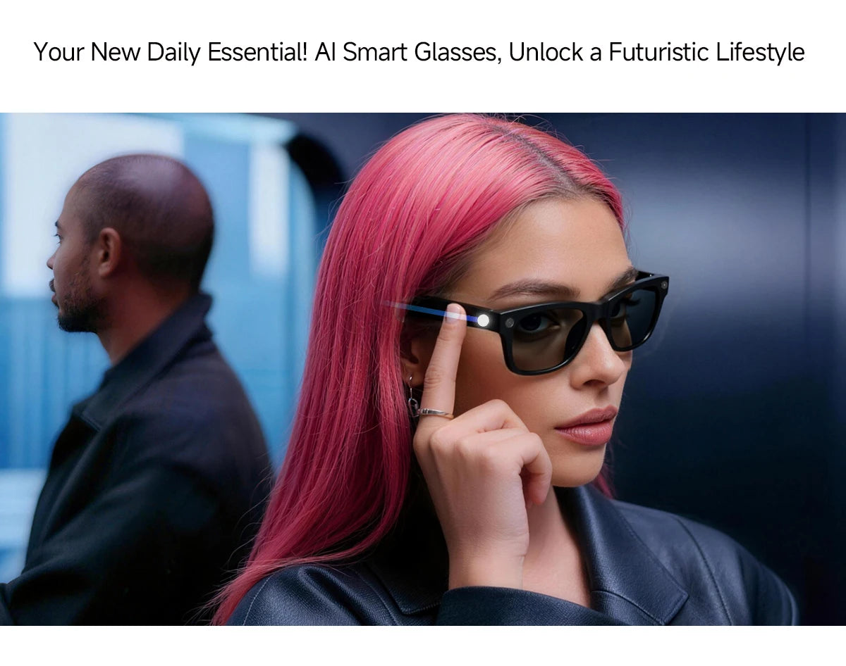 NEW MT5 Ultra AI Smart Glasses Real-time Translation Glasses