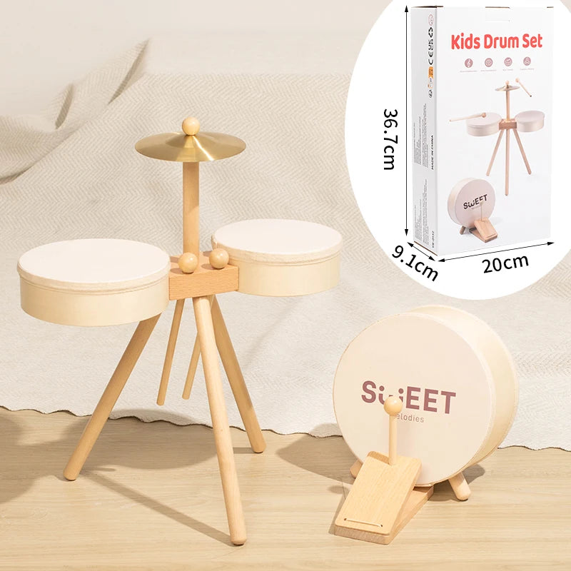 Kids Drum Set Musical Toys for Boy Girl Music Toys