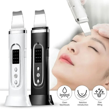 Ultrasonic Skin Scrubber Electric Facial Cleansing Pore