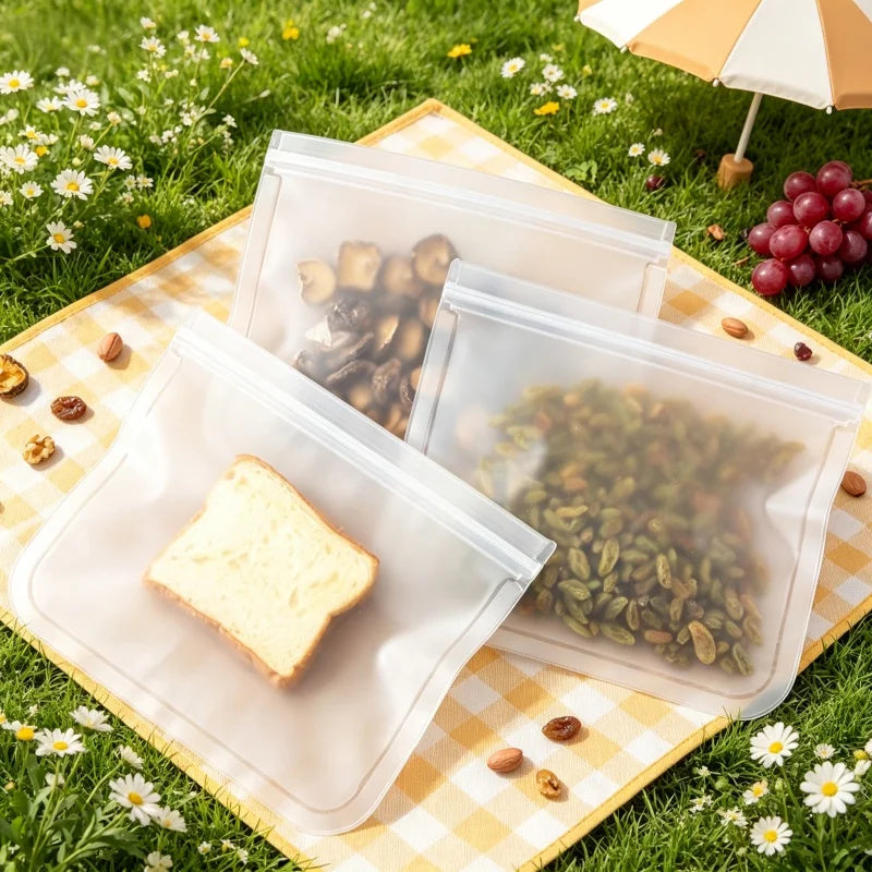 Silicone Food Storage Containers Reusable Food Bags