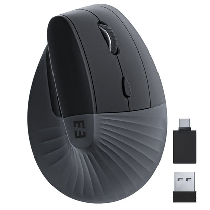 Vertical Wireless Type C Rechargeable Ergonomic Mice