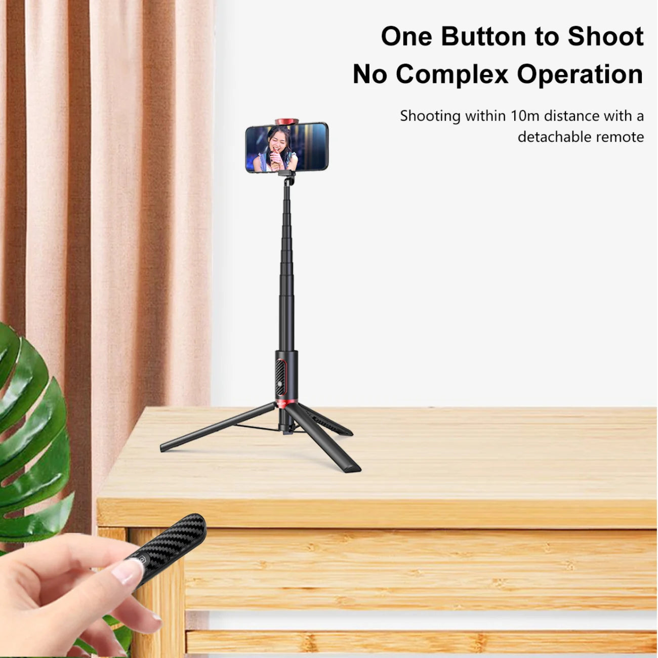 Wireless Selfie Stick Tripod Phone Stand Holder Tripod
