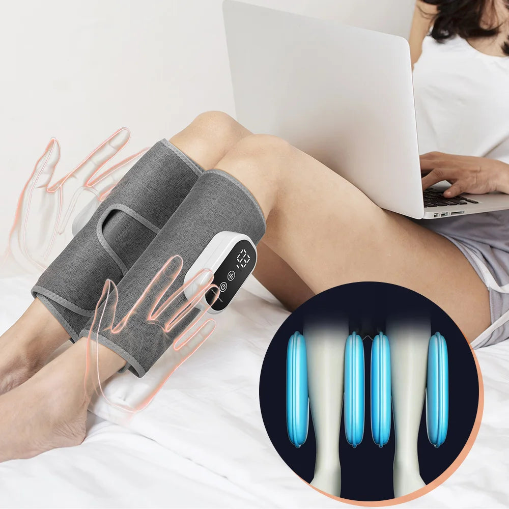 Eletric 360° Air Pressure Calf Massager Wireless Leg Massage