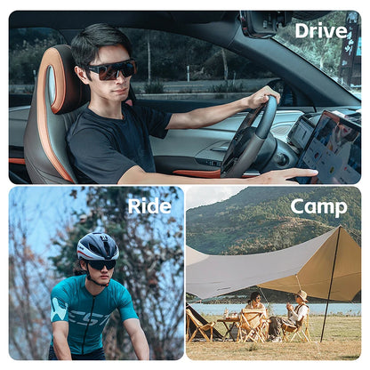 BIKING Cycling Glasses Fit Over Myopic Sunglasses Men Women