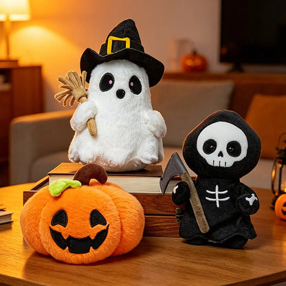Halloween Festival Doll Pumpkin Skeleton