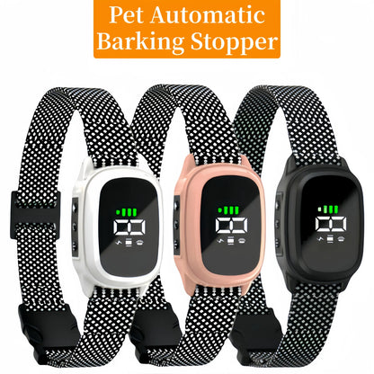 Automatic Anti Barking Dog Collar Rechargeable Bark Stopper
