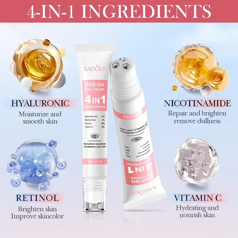 Instant Eye Bag Remove Cream Retinol Anti-Wrinkle Firming Skin Fade
