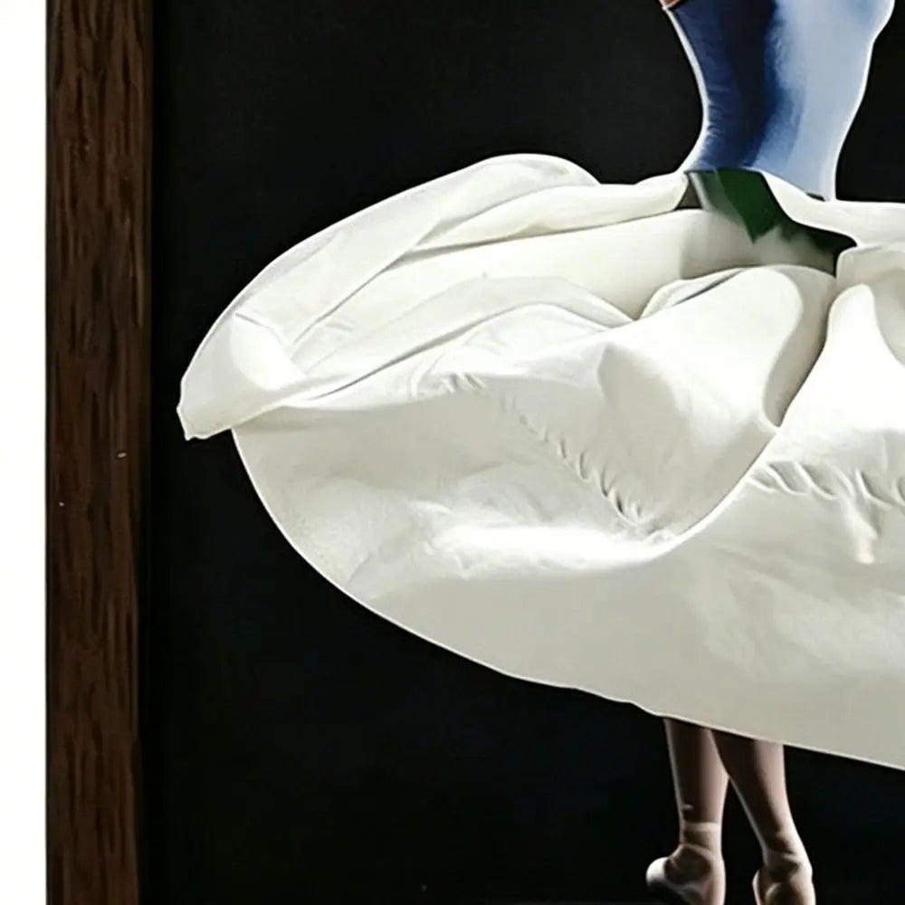 Wooden Ballet Dancer Tissue Box Elegant Skirt Napkin