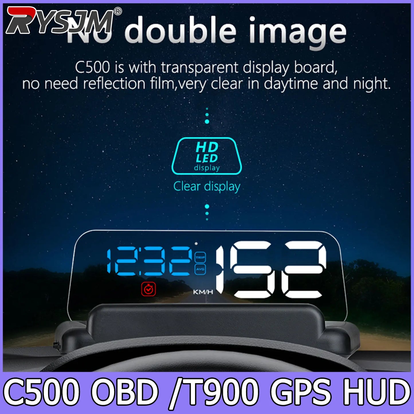 Gauge Display Car Head Up LCD Car Digital Odometer
