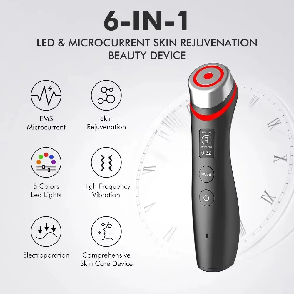Booster Pro Led Facial Light Therapy Beauty Wand