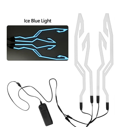 Waterproof LED Cold Light 4-in-1 Helmet Strip