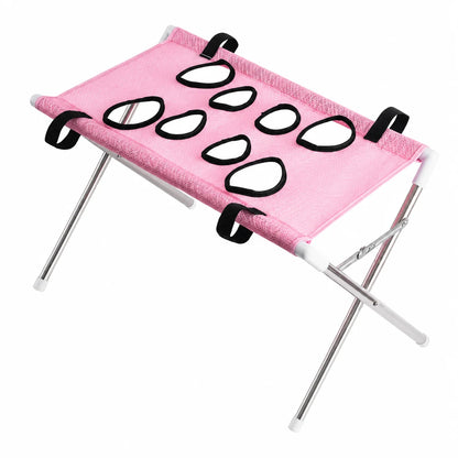 Pet Grooming Hammock Stand Foldable Cat Dog Bathing Rack