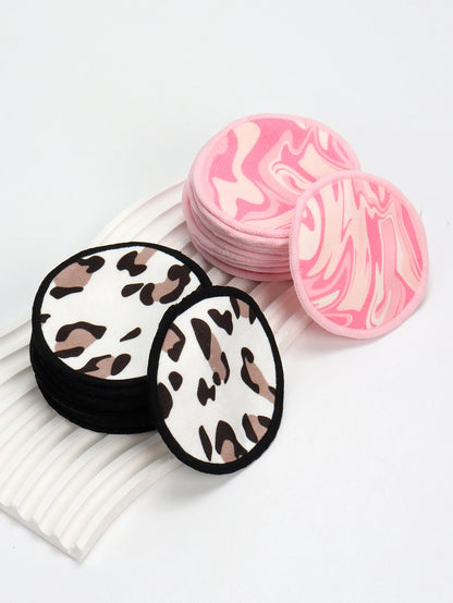 10Pcs Makeup Remover Pads Can Be Soaked in Water