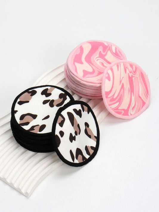 10Pcs Makeup Remover Pads Can Be Soaked in Water
