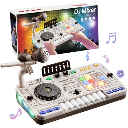 Kids Simulation DJ Mixer Controller Toys Multifunctional