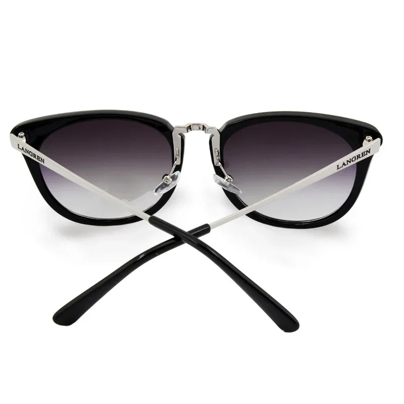 TAGION Fashion Unisex Cat Eye Plastic Frame Sunglasses