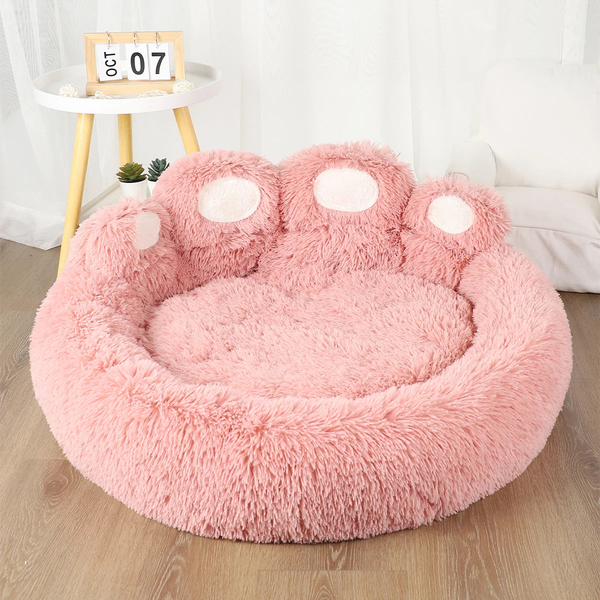 Fluffy Dog Bed Winter Warm Large Pet Products Small Sofa