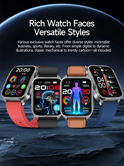 New Laser Treatment Three High Smart Watch Men ECG Heart Rate