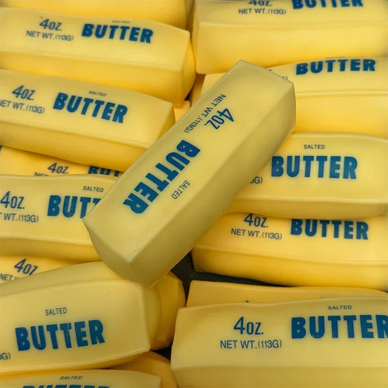 Butter Stick Squishy Stress Ball Fidget Toy Crunchy Squeeze Toy
