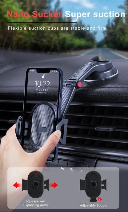 New Universal Sucker Car Phone Holder Windshield Car Dashboard