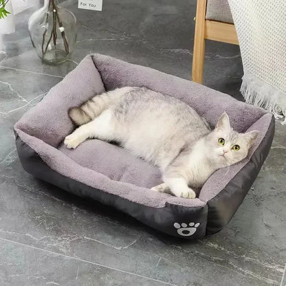 Soft Square Large Dog Sofa Elastic House Cushion
