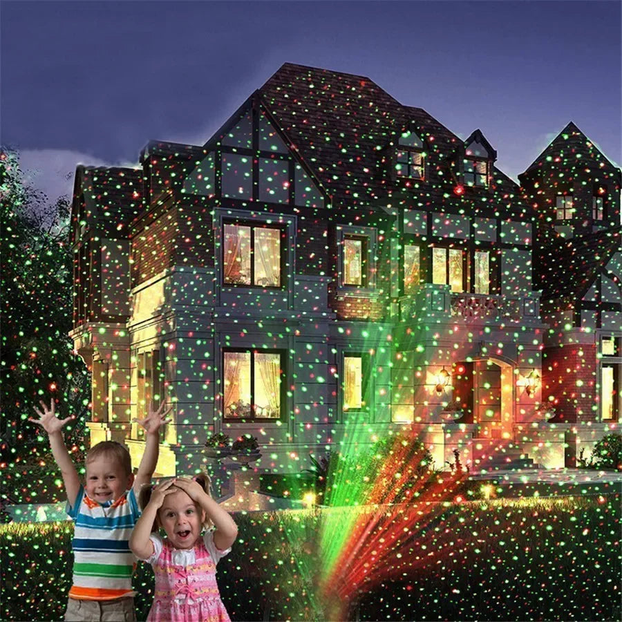 Remote Christmas Projector Laser Light Outdoor Decor