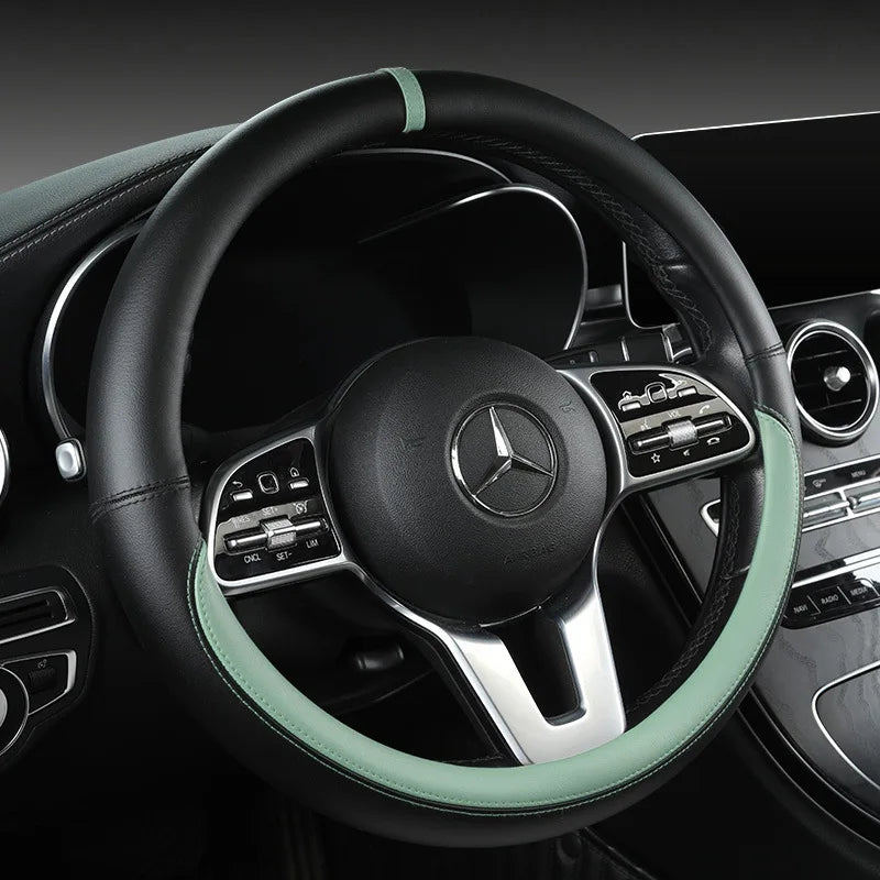 All-Nappa Leather Steering Wheel Cover Leather