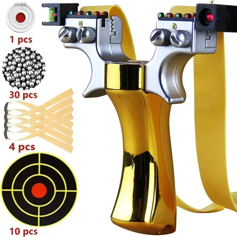 Laser Pointing Slingsshot 10 Style Precision Aiming Slingshot