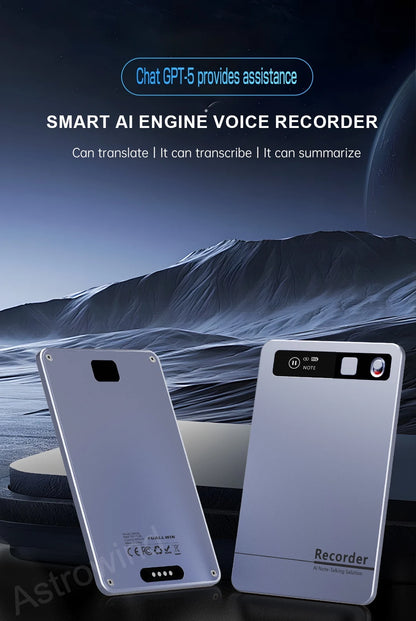 AI Voice Recorder Audio Phone Call Recording ChatGPT-4 App