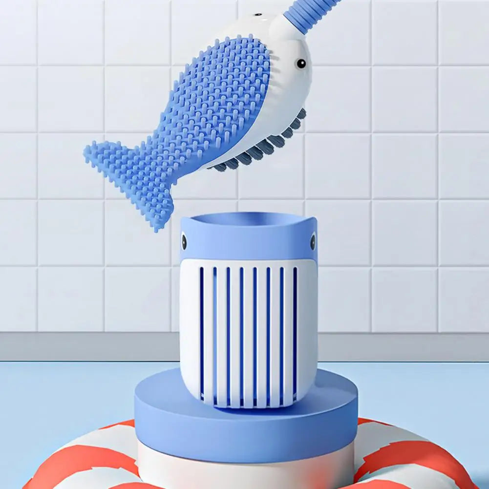 Squirt Whale Toilet Brush 360-Degree Cleaning Brush