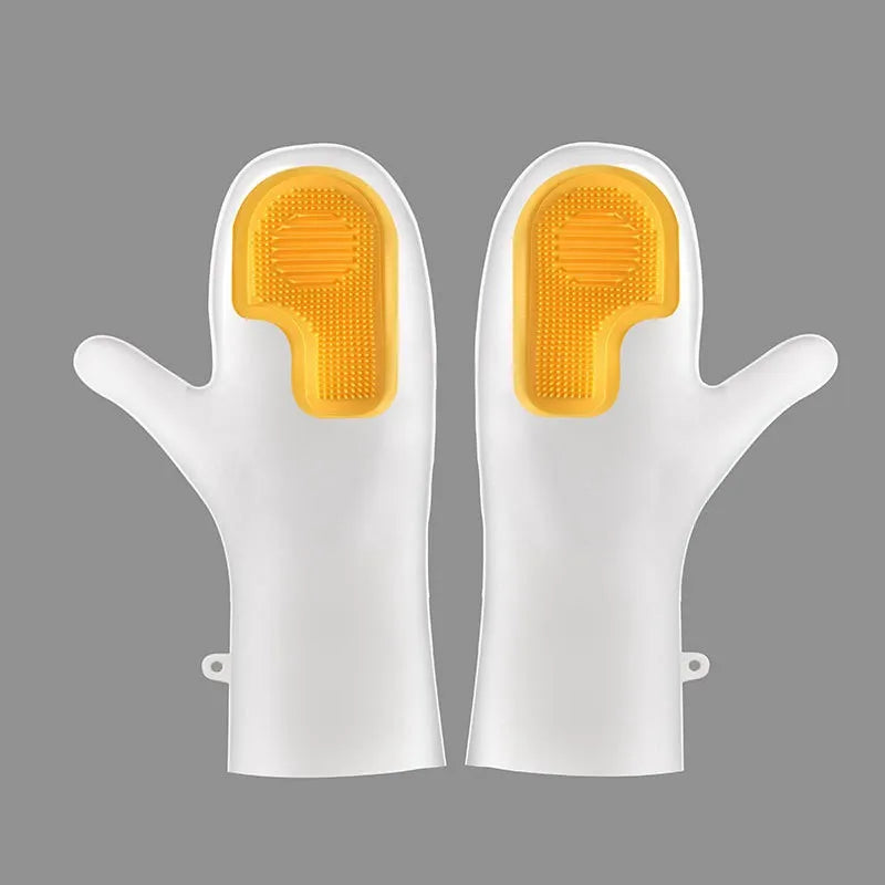 Multi functional magic brush dishwashing gloves