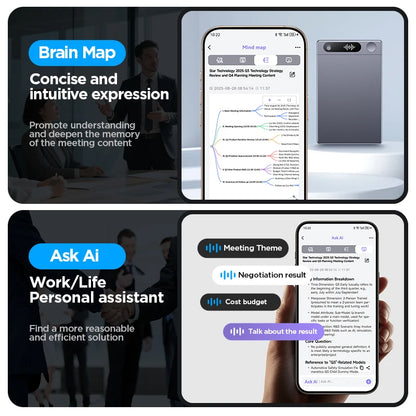 Shmci 64GB AI Powered Voice Recorder and Call Recorder
