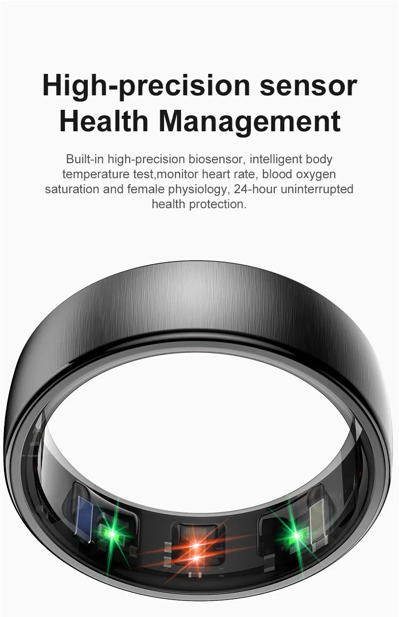 R10 Smart Ring with Charging Dock Men Women Multi-sport Mode