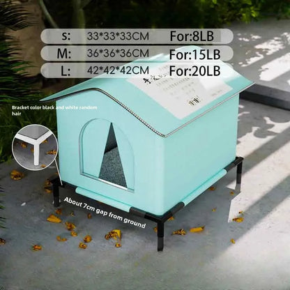 Stray Cat Dog House Waterproof Outdoor Winter Pet Cave