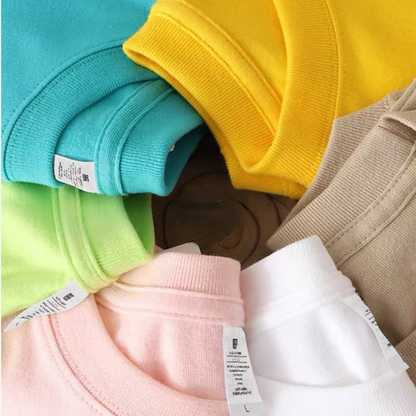 Bornladies Summer 100% Cotton Women's T-shirt Bottoming Tops