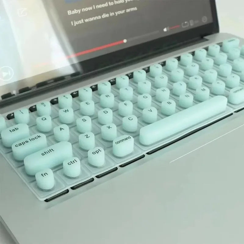 Silicone Laptop Keyboard Film Long Nails Convenien Key Caps