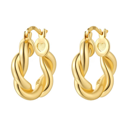 New 925 Sterling Silver 18K Gold Plated Cherry Blossom Butterfly