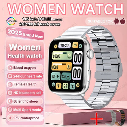 New Women Men AI Smart Diagnosis Watch HRV+PPG Blood Pressure