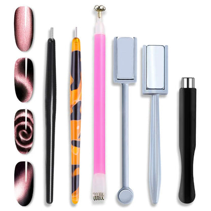 Magnet Set Magnetic UV Gel Nail Polish Magnet Pens 3D