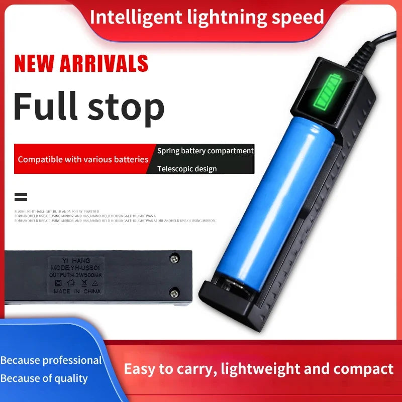 Battery Charger Rechargeable Lithium Battery USB Charger