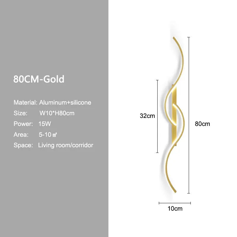 Minimalist Bedroom LED Wall Lamps Decor Wall Lights
